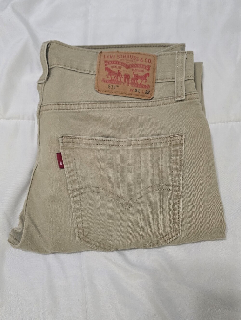 Levi's Men's Slim Straight Jeans - Khaki